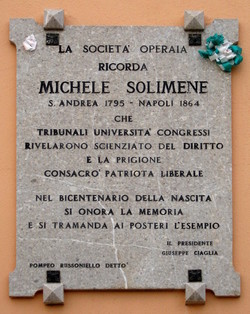 Lapide a Michele Solimene