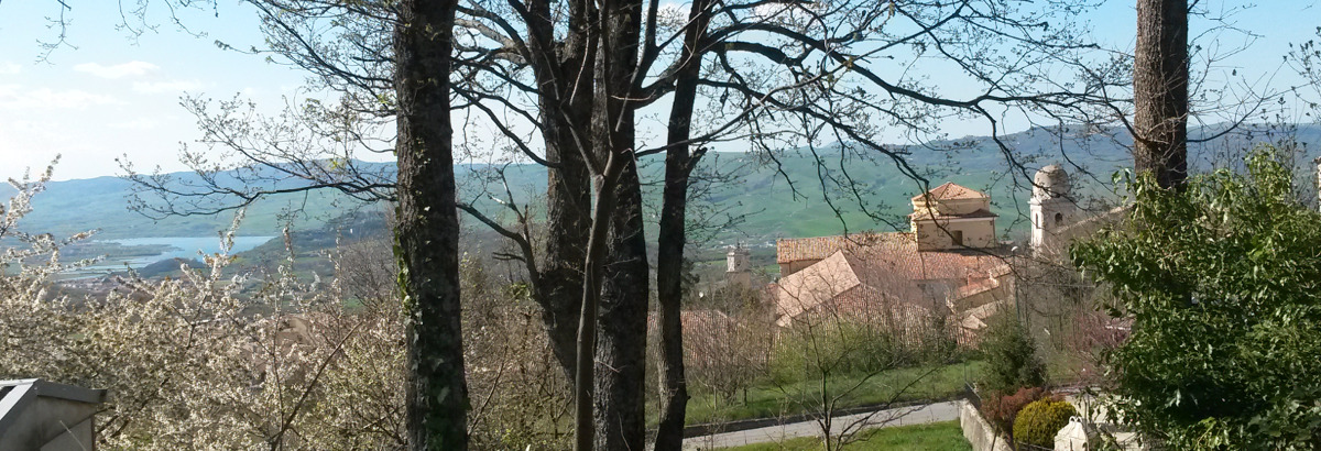 Veduta di Sant'Andrea di Conza verso ovest