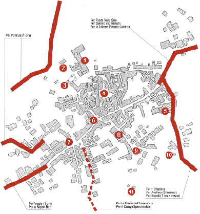 La mappa del paese