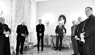 I vescovi della metropolia beneventana dal presidente Mattarella