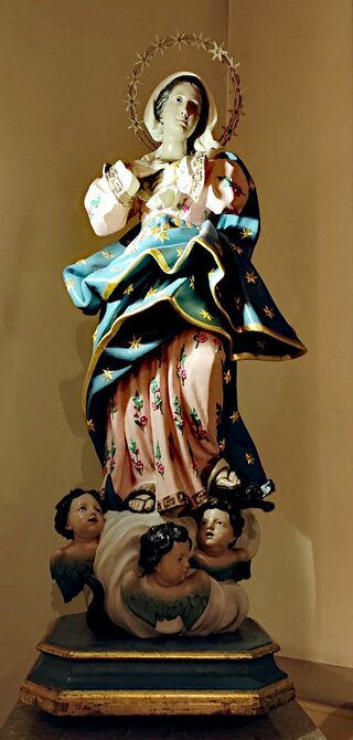 La statua dell`Immacolata Concezione di Sant`Andrea di Conza